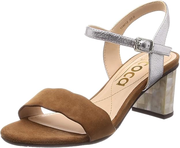 kokka 贝壳鞋跟 脚踝绑带凉鞋 6厘米鞋跟 119012 女士