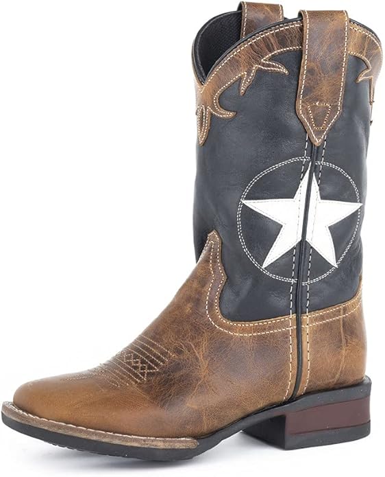 roper 中性儿童西部靴