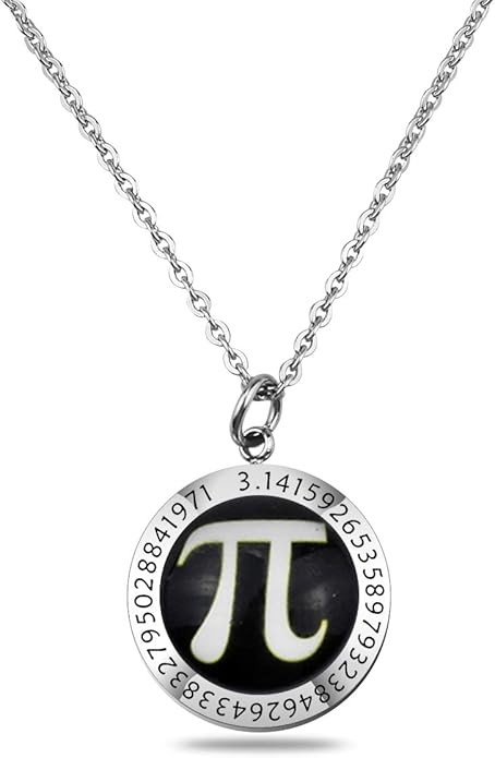nc pi 符号项链 数学科学礼物 数学首饰 数学教师礼物 数学爱好者