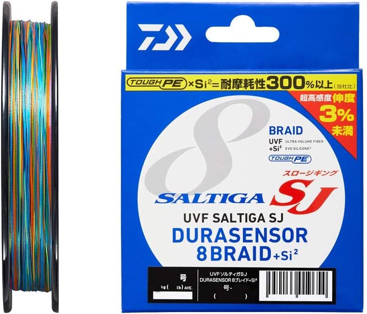Daiwa 达亿瓦pe线uvf Saltiga Sjduramer 8 Si2 1 2号10米5种颜色 带彩色标记 亚马逊中国 运动户外休闲