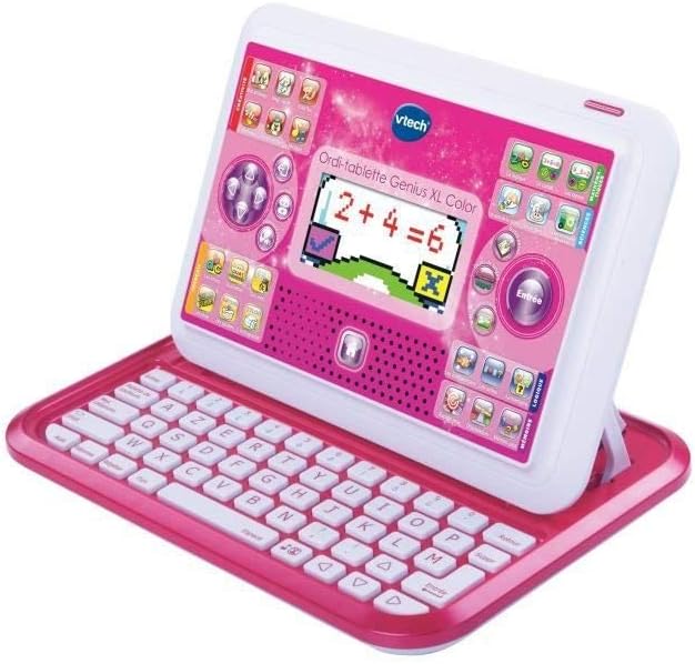 vtech genius xl 155505 平板电脑 standard 粉红色 - 玩具 - 亚马逊