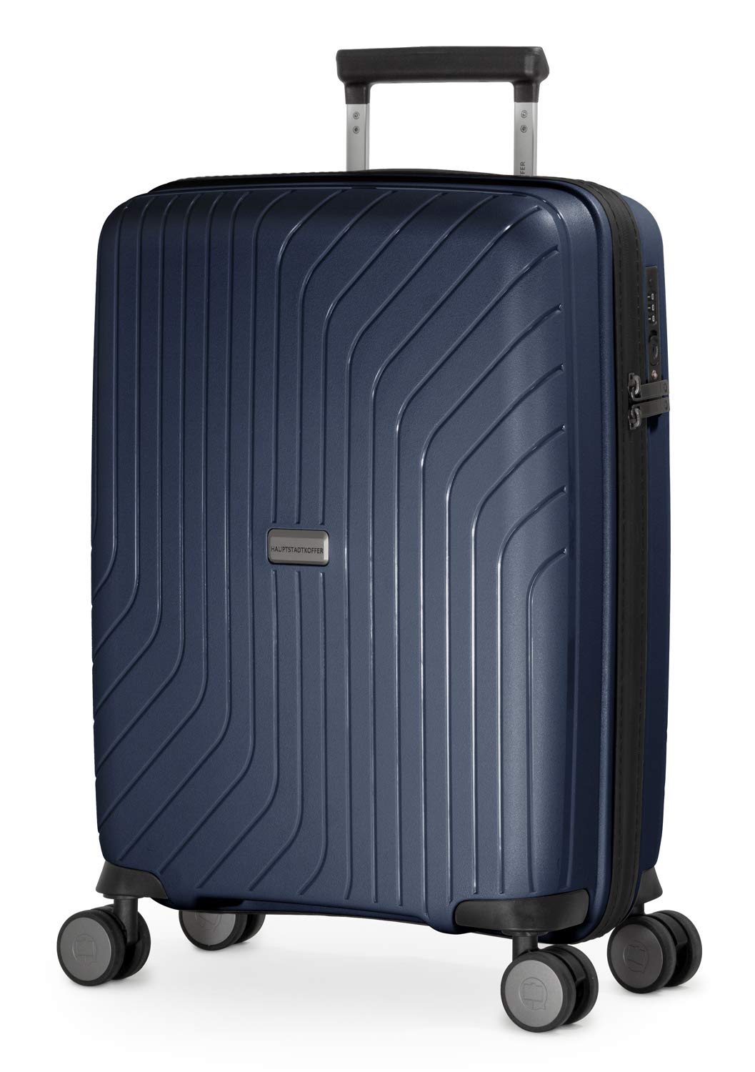 HAUPTSTADTKOFFER- TXL Series - ultra light and strong trolley case, hard shell case, boarding case and checked case, dark blue, Handgepack, suitcase