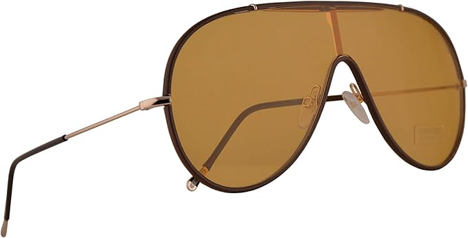 tom ford ft0671 mack 太阳镜深棕色皮革带棕色镜片 48e ft671 tf 671