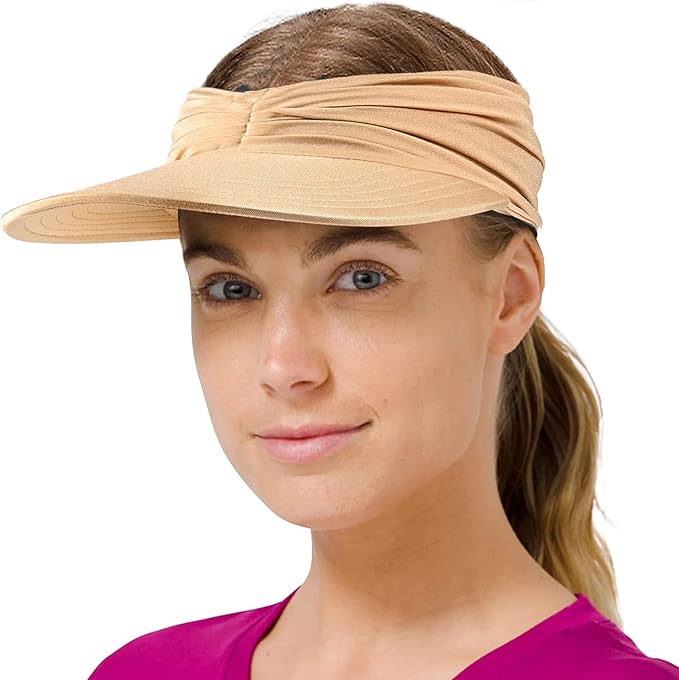 sun visor 帽子女士运动女士*沙滩帽购物跑步高尔夫网球