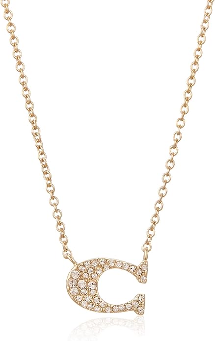 coach 寇驰 黄铜 项链 cof-91433-gld-n-1