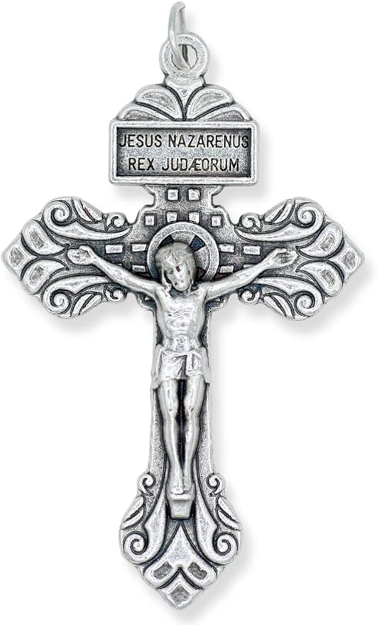 3 件装 - pardon 耶稣受难像天主教放纵教皇圣皮乌斯 x ,2-1/8 英寸