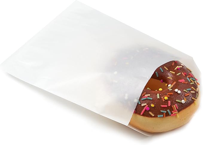 8 厘米)半透明玻璃蜡纸*袋派对礼品袋,适用于面包饼干三明治肥皂包装