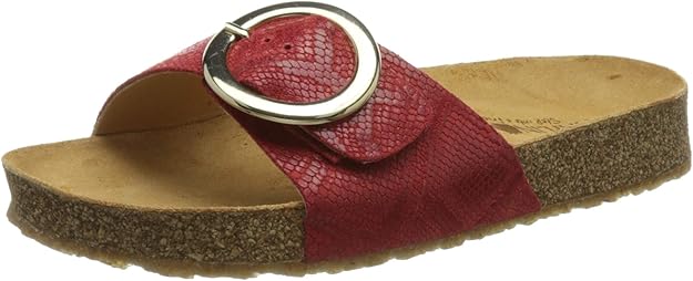 haflinger 女式圆形搭扣吉娜人字拖