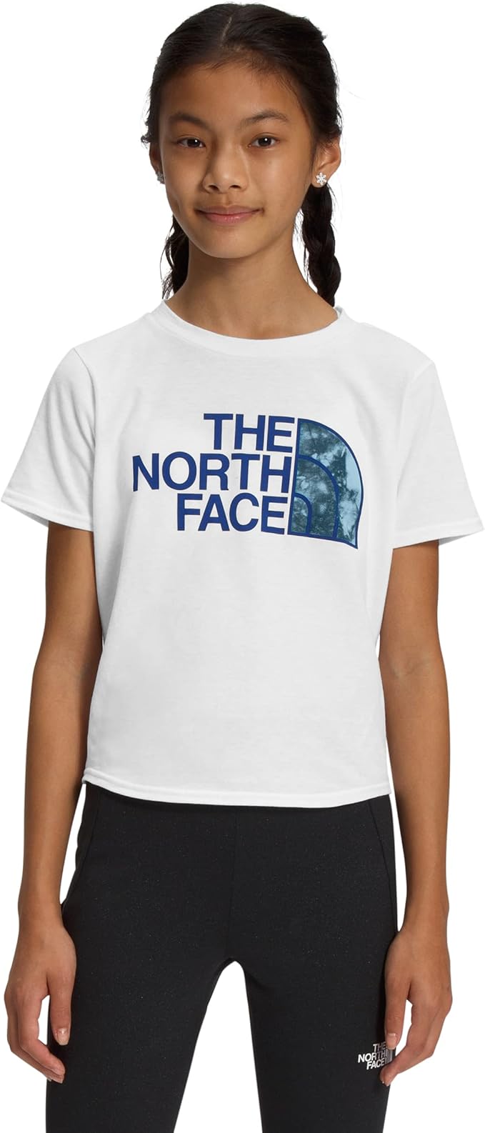 the north face 北面 女童短袖图案 t 恤