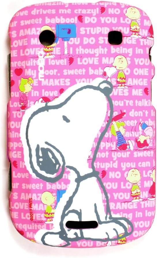Mobo Ecdbb9900sn05 Snoopy 花生手机壳 适用于blackberry 9900 9930 粗体 零售包装 水晶 亚马逊中国