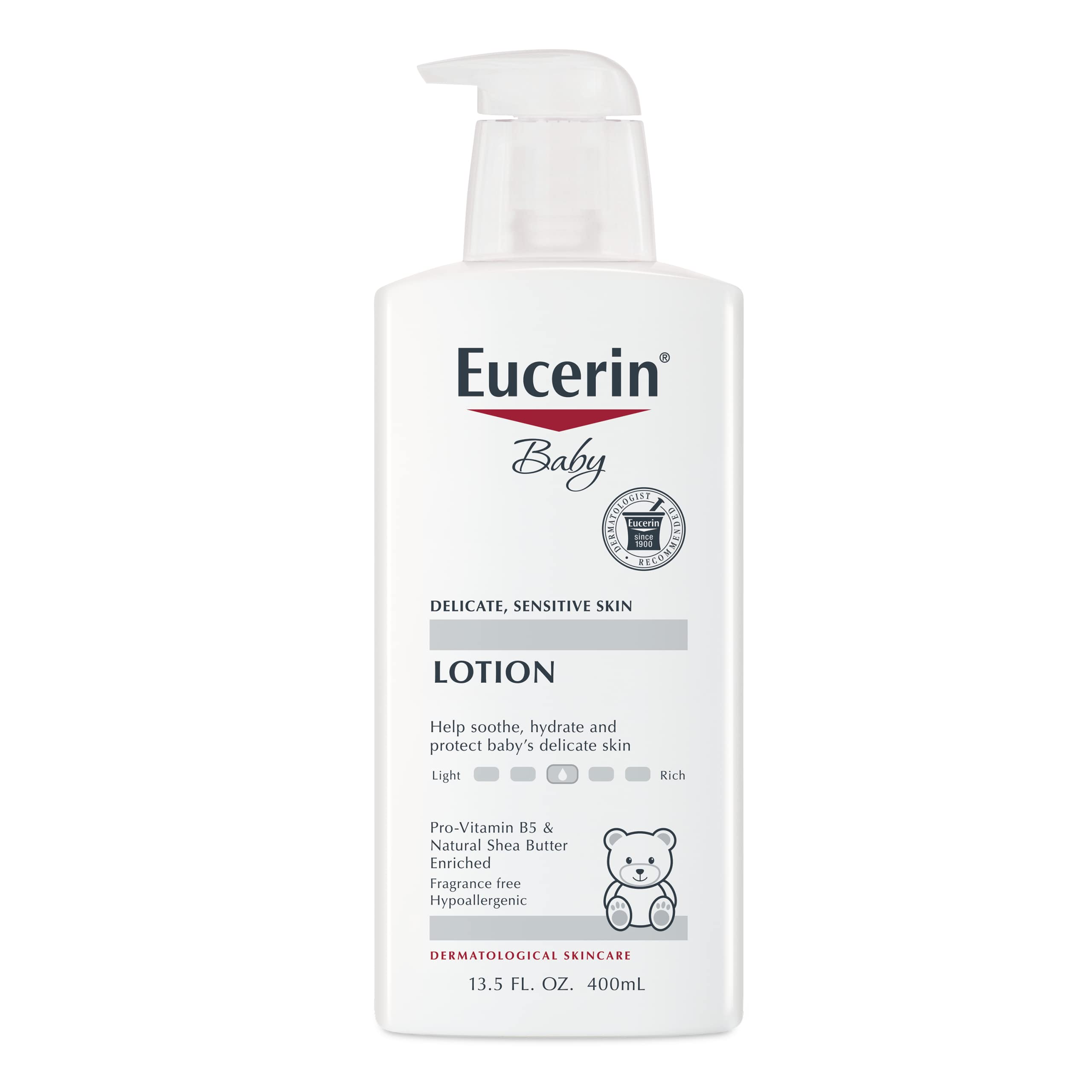 Eucerin Baby Lotion Hypoallergenic Fragrance Free 400ml