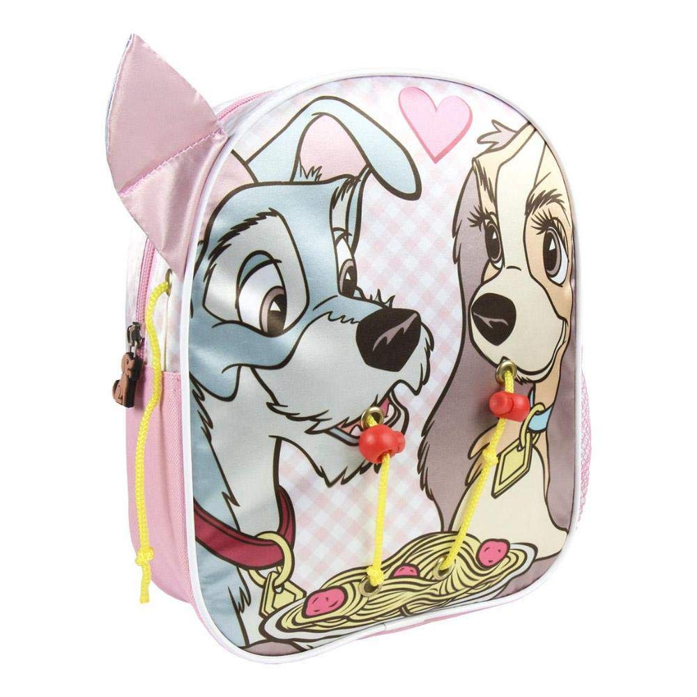 Artesania Cerda Mochila Infantil Personaje Clasicos Disney La Dama Y El Vagabundo Backpack for kids, 31cm, pink (Rosa)