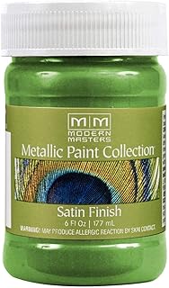 modern masters me706-06 metallic green apple, 6-ounce