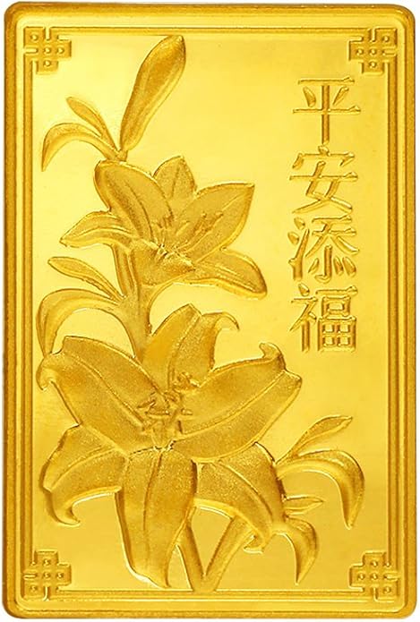 周生生黄金千足金金牌平安添福78731d100克