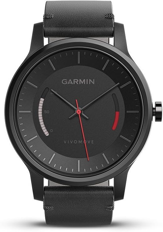 garmin 佳明 vivomove 时尚运动健康活动监测指针智能手表 经典版