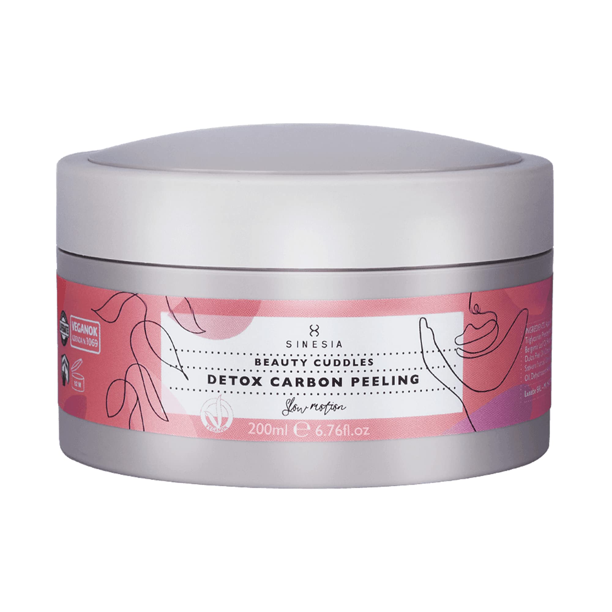 Sinesia Beauty Cuddles exfoliating * carbon exfoliating facial and * facial mask (6.7 ounces) * facial mask and pore cleanser deep cleansing facial mask * damaged * and skin