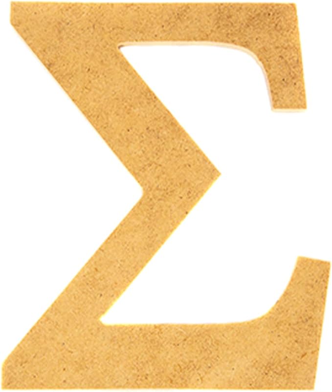 sigma 7.5 英寸希腊兄弟/orority wood 字母 7.