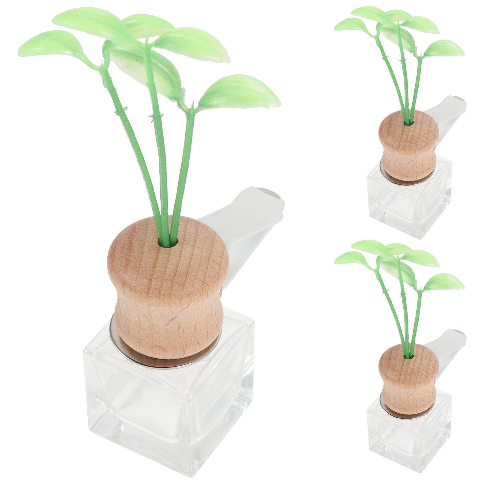 Milisten 3-piece car air freshener bottle Vented perfume bottle Car interior Essential oil diffuser bottle 6ml