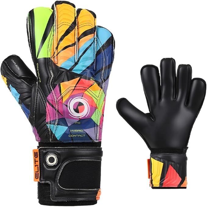 elite sport 滑雪手套 elg-22805 elite camaleon black 黑足球 gk