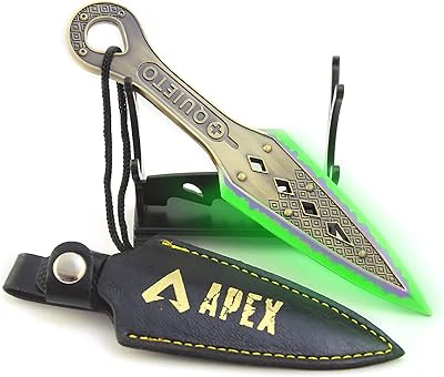 furimmer apex 传奇传家宝幽灵 kunai 匕首霓虹绿刀模型 6 英寸(约