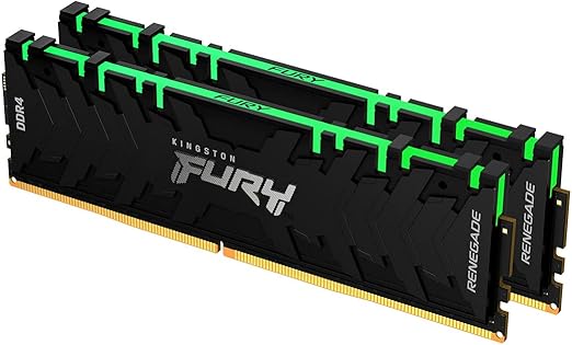 kingston 金士顿 fury renegade rgb 64 gb (2 x 32gb) 3200 mhz ddr4