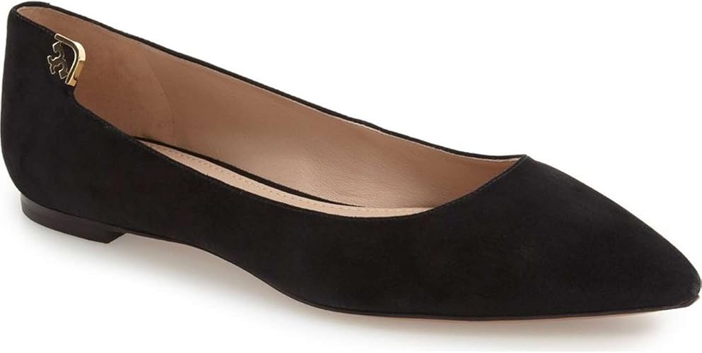 Tory Burch Elisabeth 平底鞋 黑色 美国8 5 B 码 鞋靴 亚马逊中国