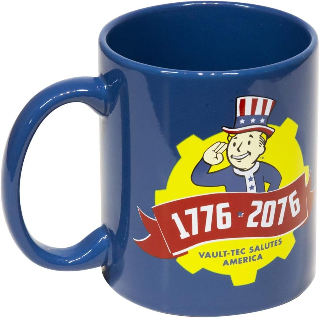 Fallout Collectibles Fallout 76 三十年陶瓷咖啡杯 11 盎司 亚马逊中国 厨具