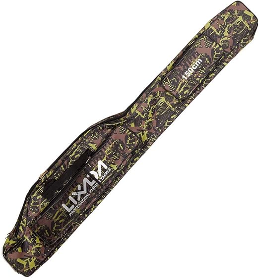 lixada 钓鱼袋 钓鱼竿袋 钓鱼收纳袋 便携包 钓鱼装备 收纳包 * 130cm