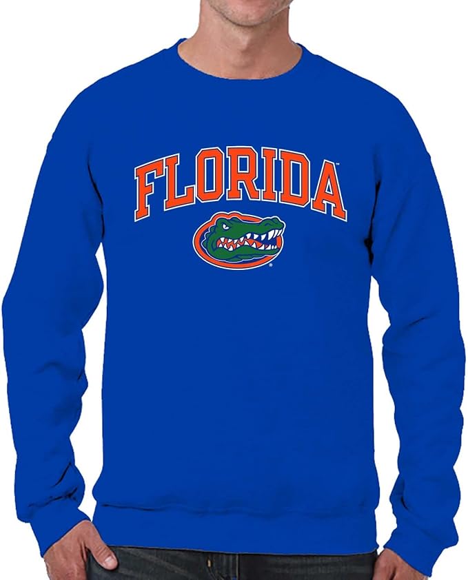 florida gators adult arch & logo gameday crewneck sweatshirt