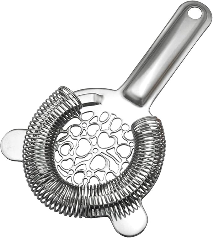 调酒冰过滤器防锈爪过滤器不锈钢酒吧鸡尾酒过滤器适用于餐厅酒吧厨房