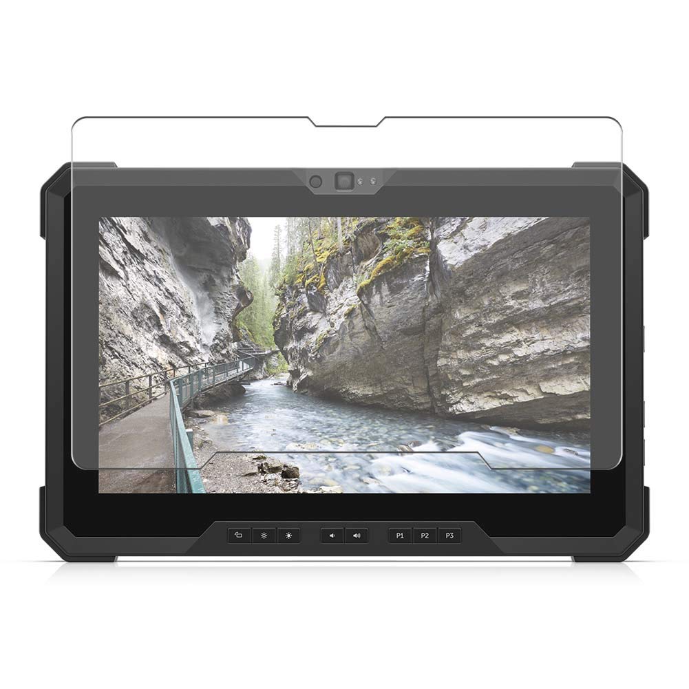 Puccy 3-piece screen protector, compatible with Dell Latitude 7220EX 7220EX Rugged * Tablet 12-inch TPU Protector (non-tempered glass protector)