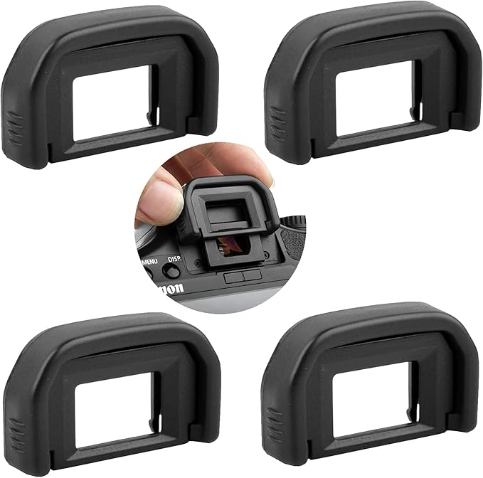 4件橡胶眼罩取景器相机眼罩相机目镜取景器适用于佳能 eos 300d 350d