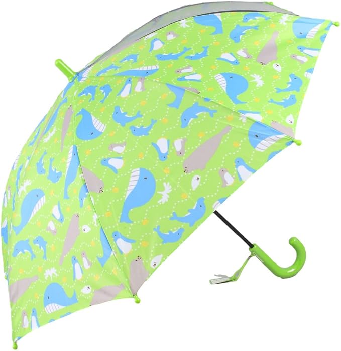 attain 儿童用自动伞 带透明窗口 玻璃纤维伞骨 伞骨长50厘米 附带