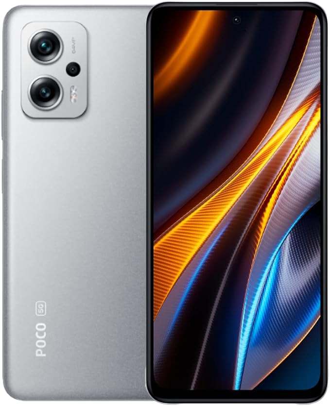 小米 poco x4 gt silver 8gb ram 128gb rom
