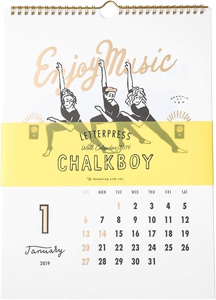 19年日历chalkboy 壁掛け 亚马逊中国 办公用品