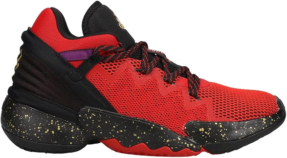 adidas 男士 d.o.n. issue #2 篮球运动鞋休闲鞋 - 红色