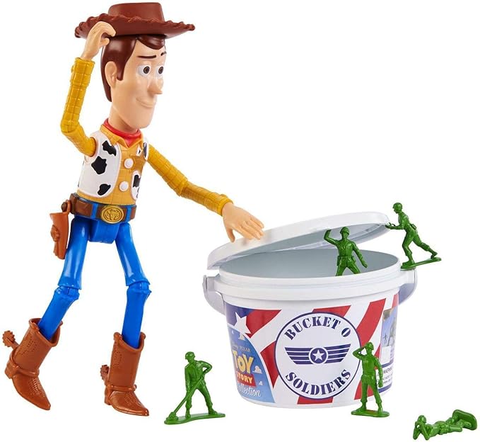 pixar 迪士尼玩具总动员伍迪和战队,2件装