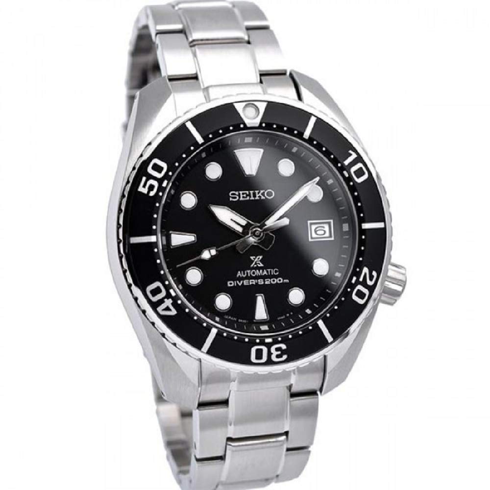 Seiko Prospex * 3rd generation "Sumo" Diver 200m automatic sapphire Glass Watch SPB101J1 with black dial