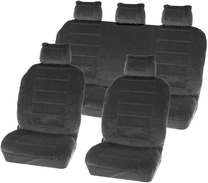 carpoint 0310313 沙发套套装 9 件套 "washington",灰色 - 汽车用品