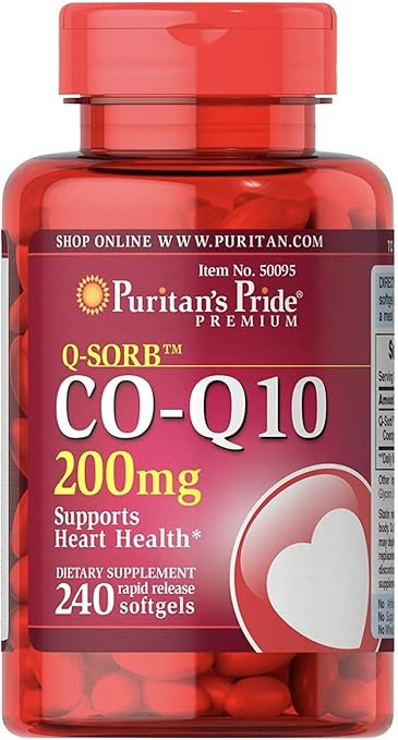 Puritan S Pride 普丽普莱辅酶q10快速释放软胶囊 0毫克 有益于心脏 240粒 亚马逊中国 其他
