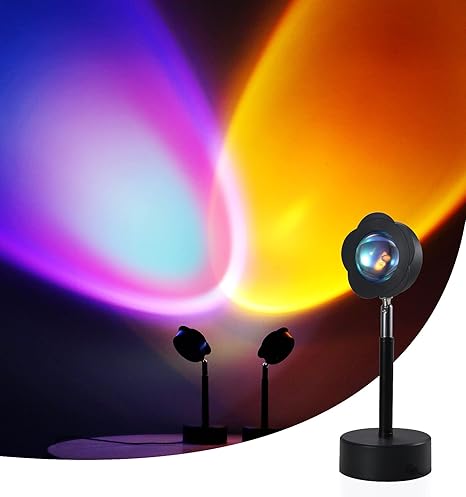 日落灯投影灯投影灯 led 浪漫之夜 - 180°可调节 led 灯适用于家庭