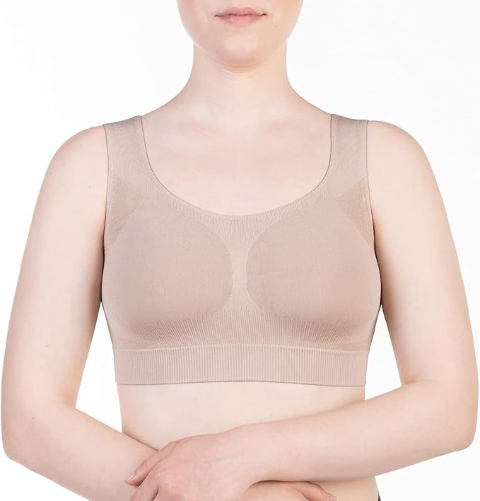 belly cloud 女士塑形文胸,全覆盖(2件装)