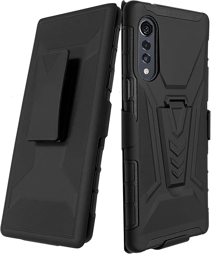 celzen - 适用于 lg velvet 5g (lm-g900) - 手机壳带皮带夹皮套 - cv