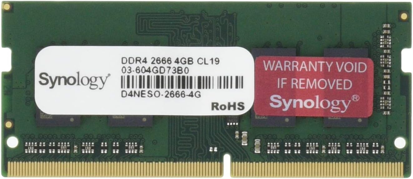 Synology RAM DDR4 2666 ECC SO DIMM 4GB D4NESO 2666 4G IT
