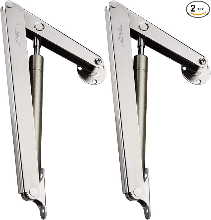 douper 玩具箱铰链柔软关闭盖保持重型气杆气弹簧*铰链2件装