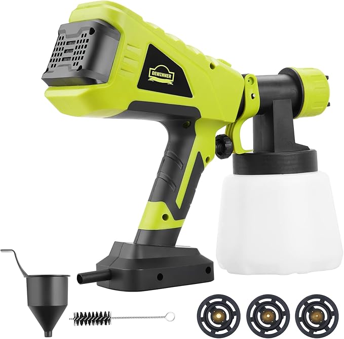 喷漆器,dewinner 550w 电动喷漆枪,带可拆卸水箱,*大可达 1000 毫升