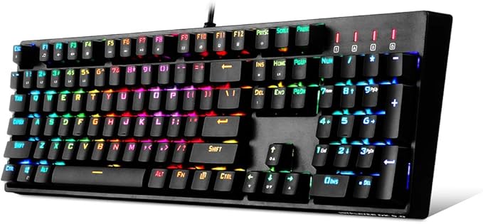 1stplayer rgb 游戏机械 usb 有线键盘 dk5.