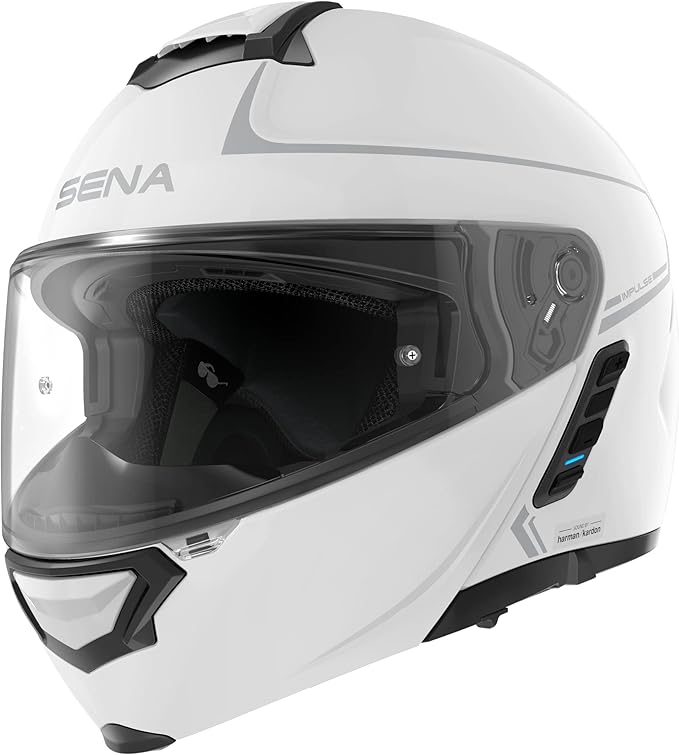 sena impulse 模块化摩托车头盔,带集成通信系统