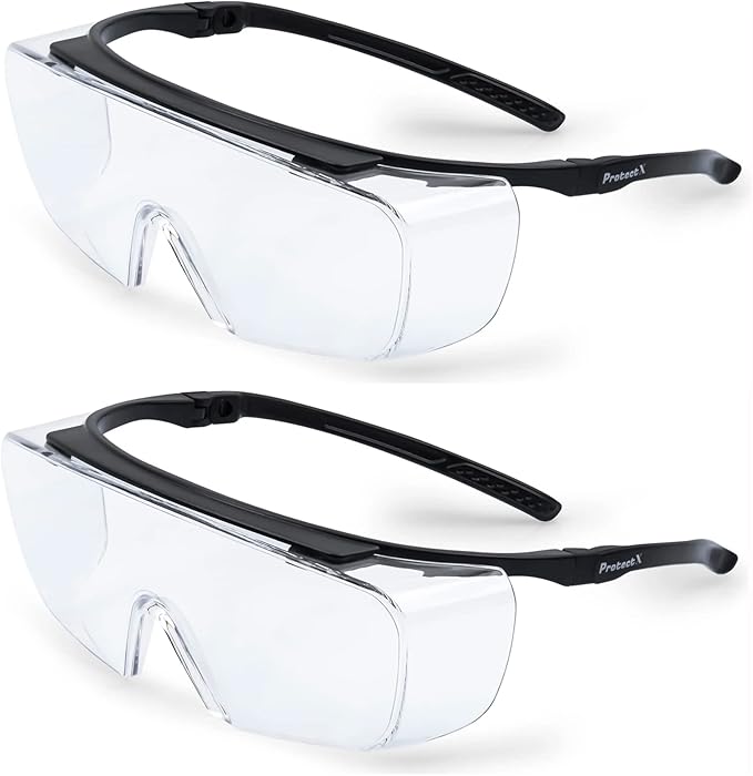protectx *眼镜防刮防雾聚碳酸酯镜片 ansi z87.1 额定防紫外线