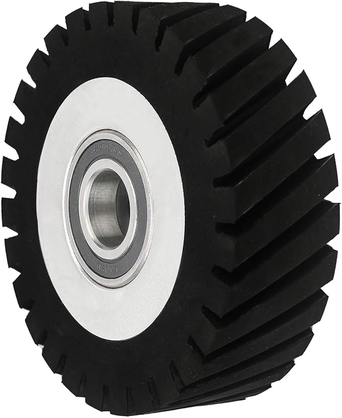 sidasu 皮带磨床橡胶轮 6x2 英寸(约 15.2x5.